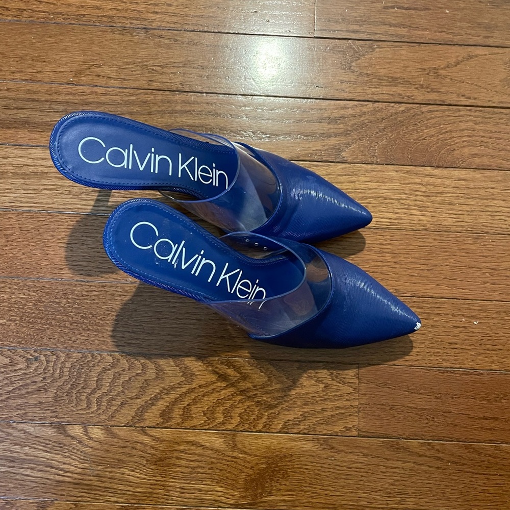 Royal Blue Calvin Klein Pumps, Size 7